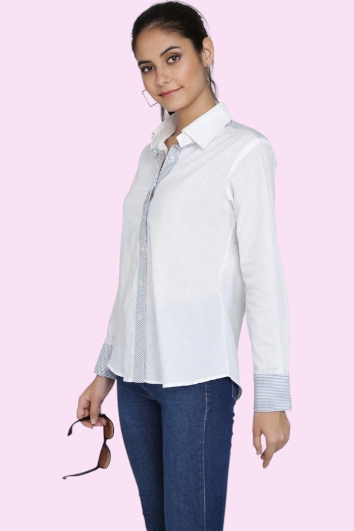 STYLIZED WHITE SHIRT