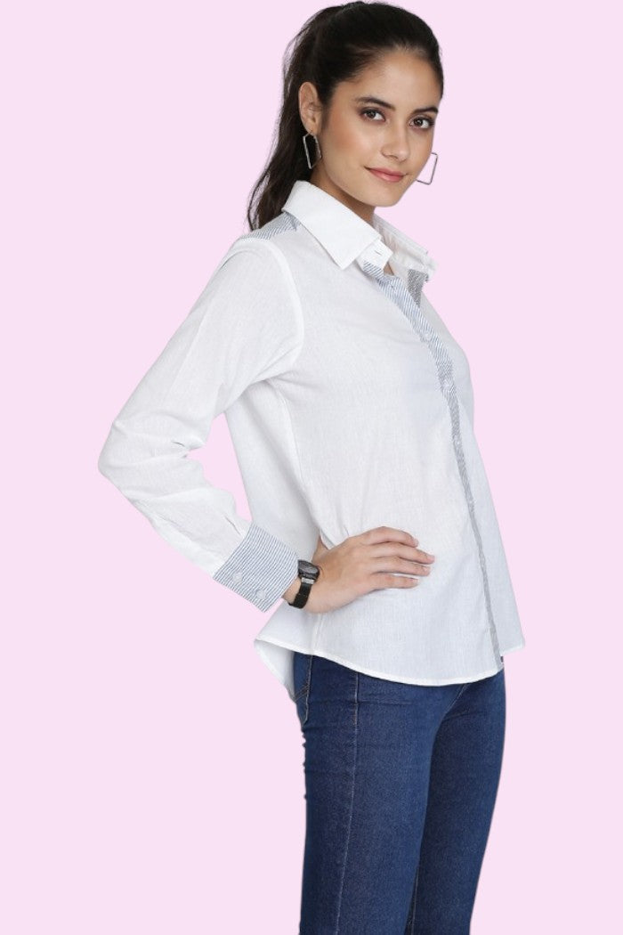 STYLIZED WHITE SHIRT